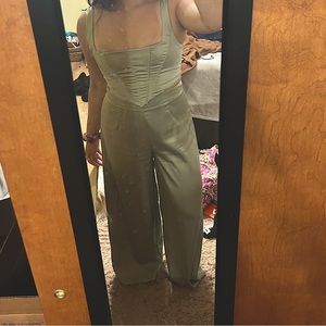 Light Green Satin pants